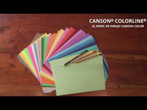 Canson Colorline - Cartulina Colores Pliego 50 x 65 cm 150 g/m2