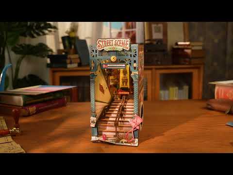 Rolife Booknook & Wonderland - Separador de Libros Street Scene