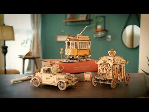 Puzzle 3D de Madera Rolife Vintage Car – Dibu Chile