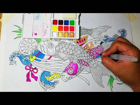 Sakura Koi - Set 24 Acuarelas Colores Creativos