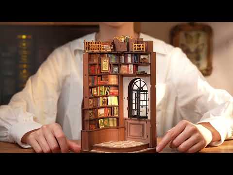 Rolife Booknook & Wonderland - Separador de Libros Silent Corner Study