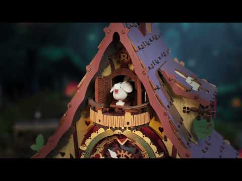 Rokr Time Art - Puzzle 3D Cuckoo Clock Reloj Cucú