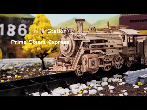 Puzzle 3D y Modelo a Escala Tren Prime Steam Express – Dibu Chile
