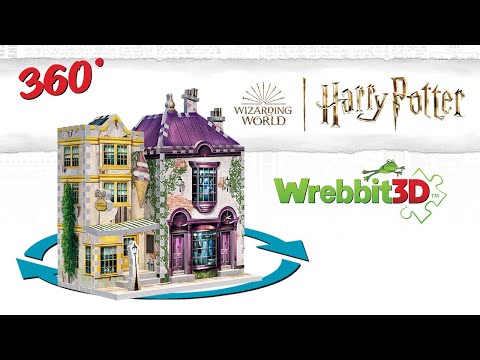 Wrebbit - Puzzle 3D Harry Potter Madam Malkin's & Florean Fortescue's Ice Cream
