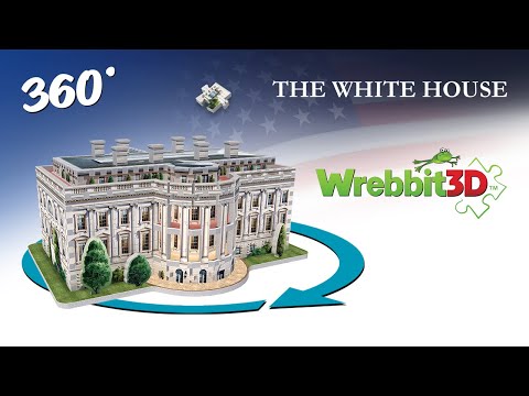 Wrebbit - Puzzle 3D American Icons The White House