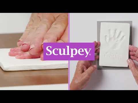 Sculpey Keepsake - Kit Arcilla Polimérica Impresión Huellas de Bebés B