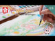 Sakura Koi - Acuarela Recarga 1/2 Pastilla Colores Especiales