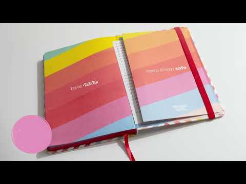 Mooving - Libreta Notes A5 Hojas de Colores Tapa Dura Rainbow