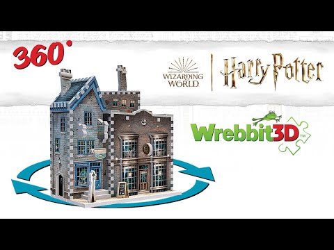 Wrebbit - Puzzle 3D Harry Potter Ollivander's Wand Shop & Scribbulus