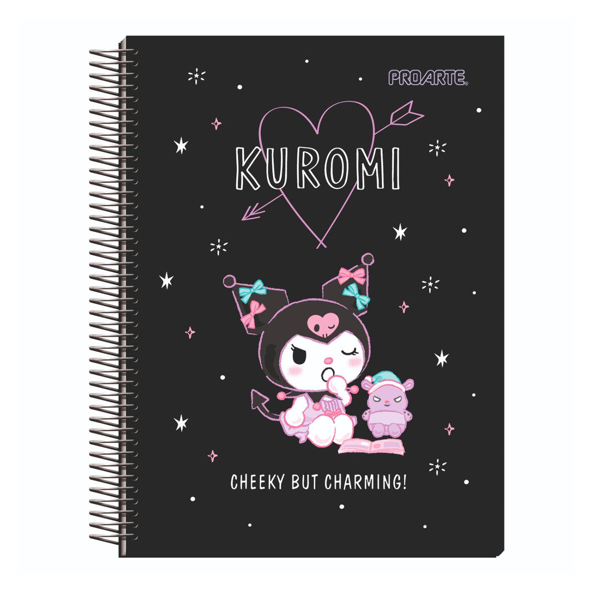 Proarte - Cuaderno Kuromi 16,2 x 21,5 cm 150 h 7 mm