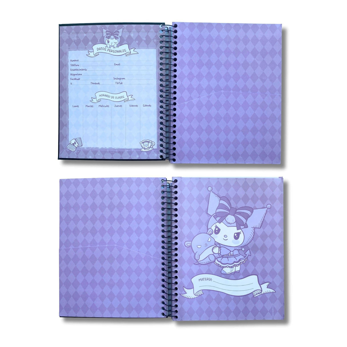 Proarte - Cuaderno Kuromi 16,2 x 21,5 cm 150 h 7 mm