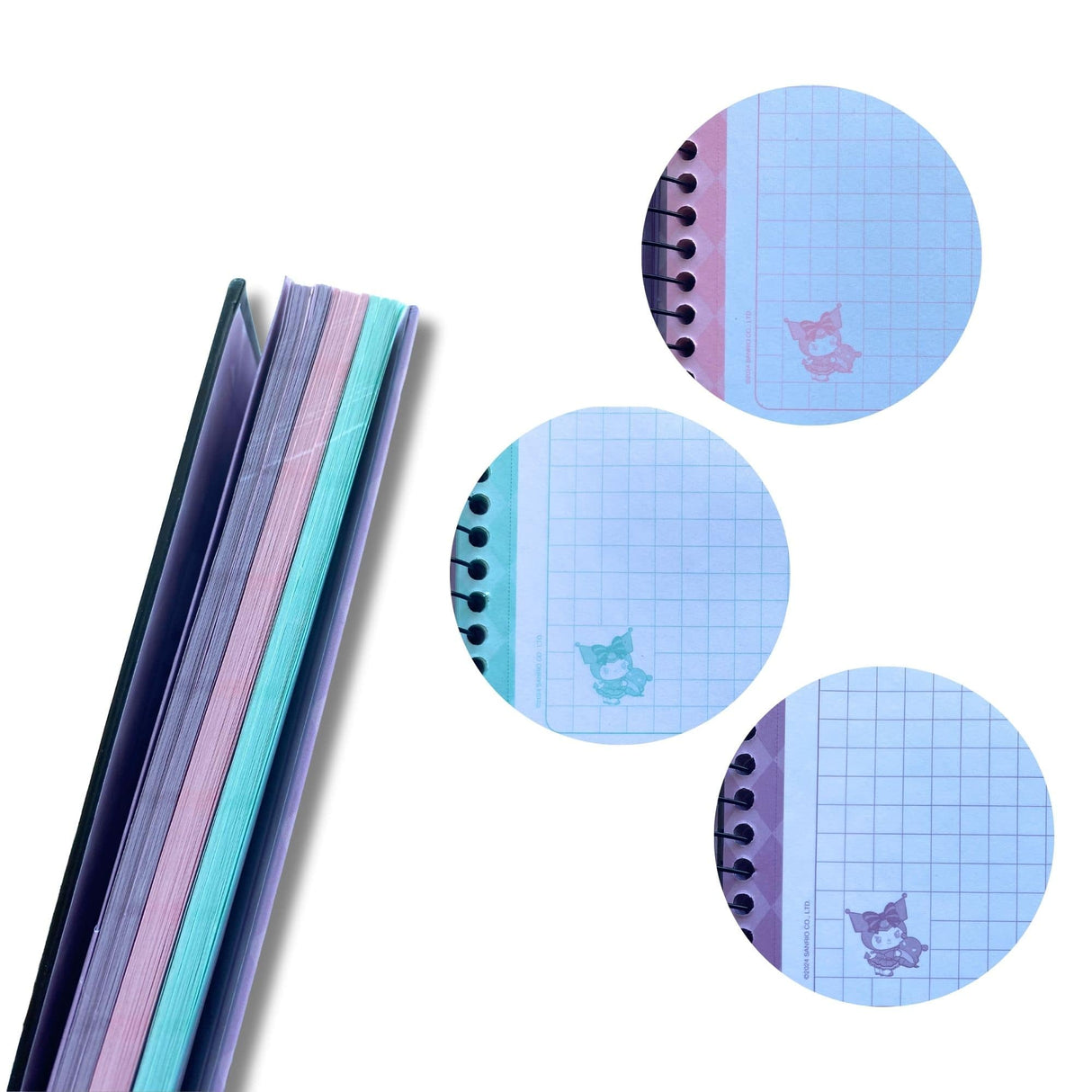 Proarte - Cuaderno Kuromi 16,2 x 21,5 cm 150 h 7 mm