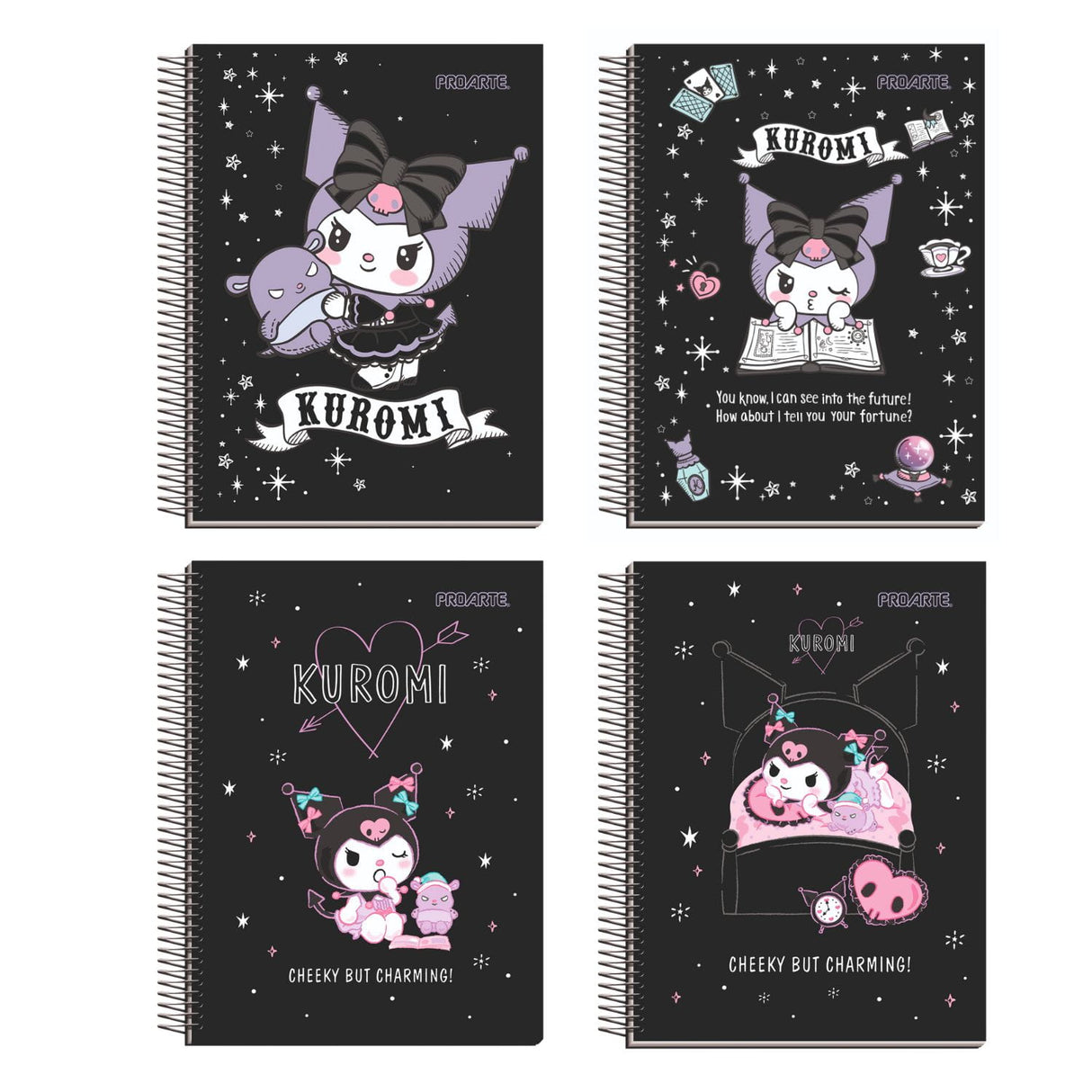 Proarte - Cuaderno Kuromi 16,2 x 21,5 cm 150 h 7 mm