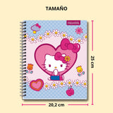 Proarte - Cuaderno Universitario Hello Kitty 100 h 7 mm
