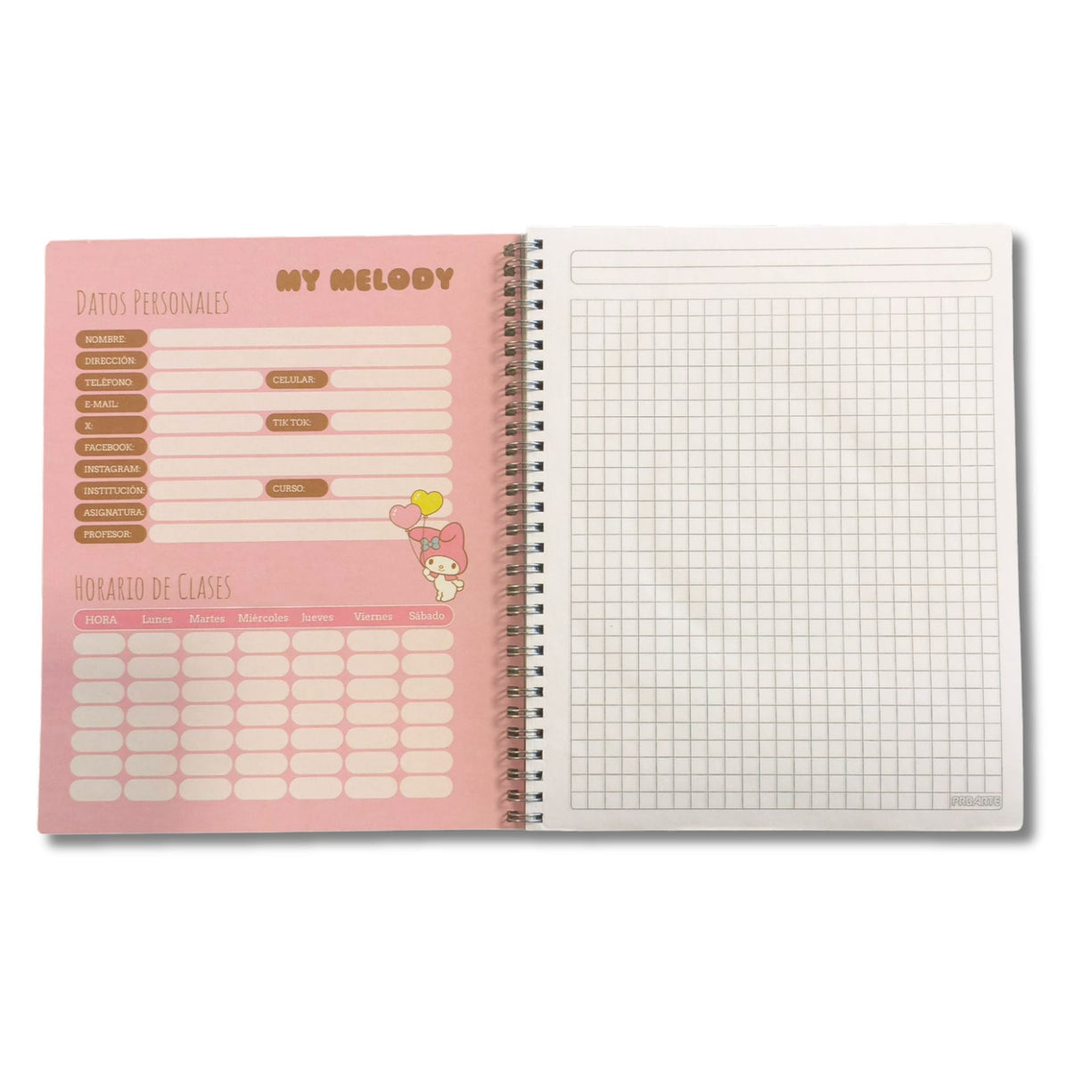 Proarte - Cuaderno Universitario My Melody 100 h 7 mm