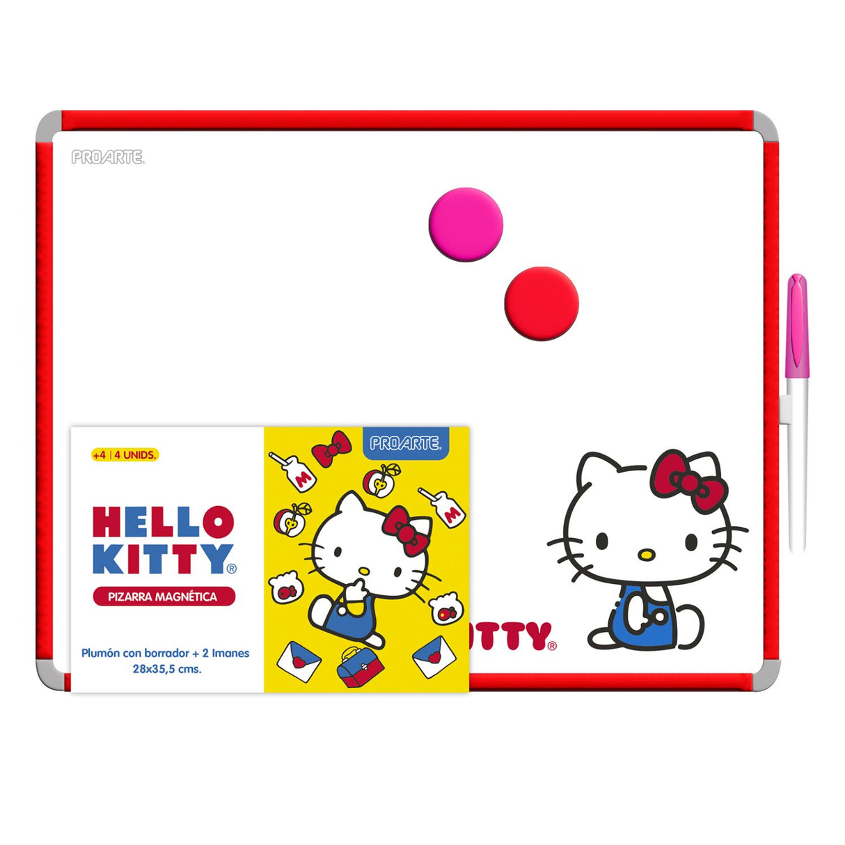 Proarte - Pizarra Magnética Hello Kitty 28 x 35,5 cm