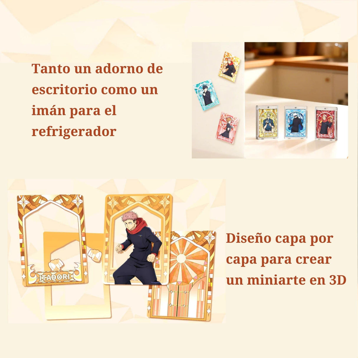 Puremind - Blind Box Mini Art Jujutsu Kaisen Sorcery Prism Pane