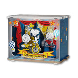 Puremind - Casa Miniatura Snoopy Happy Stage Wooden Mini Scene