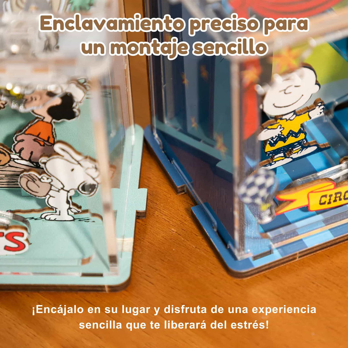 Puremind - Casa Miniatura Snoopy Holiday Beach Wooden Mini Scene