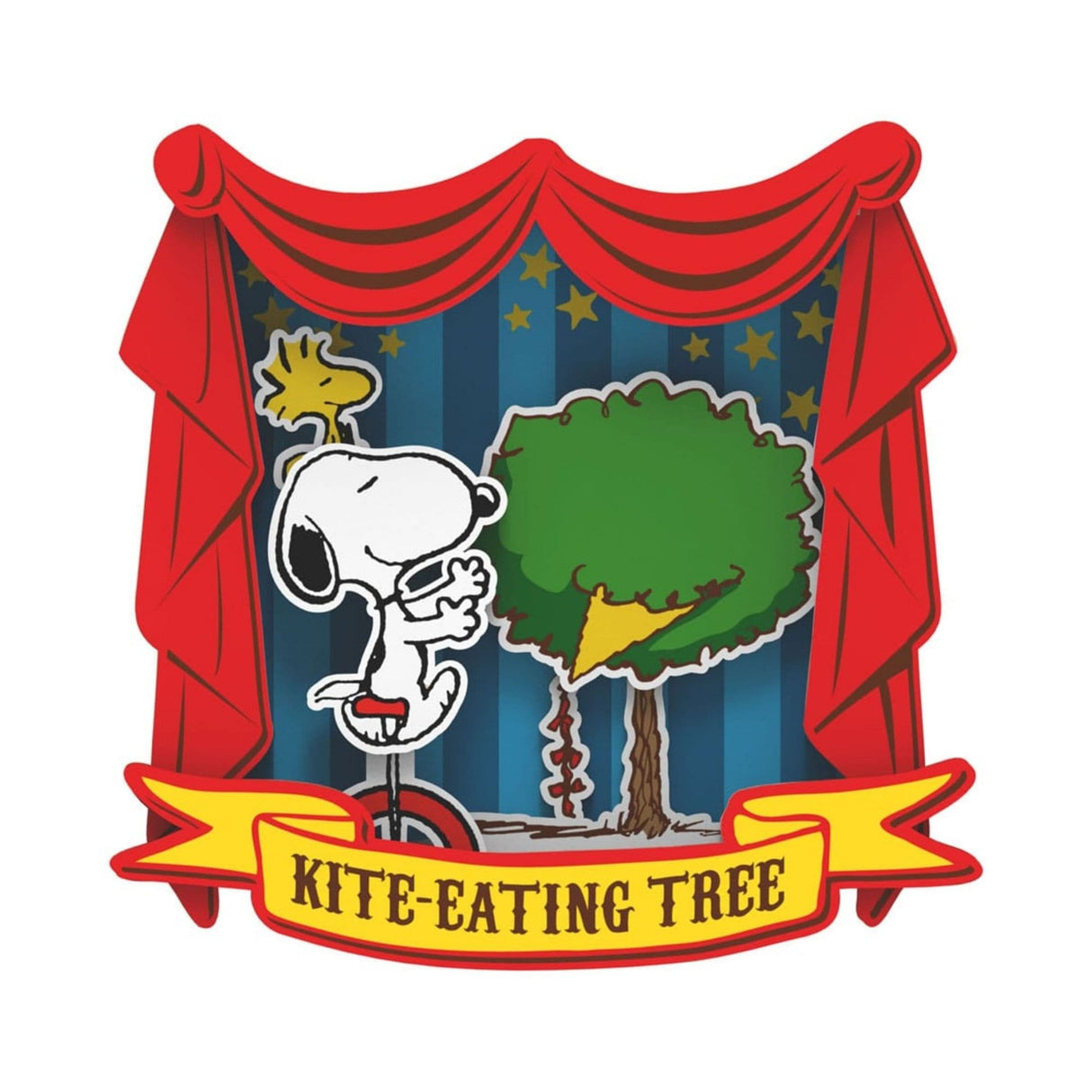 Puremind - Imán Snoopy Circus Adventure Wooden Magnet