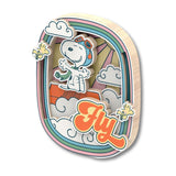 Puremind - Imán Snoopy Pilot Dreams Wooden Magnet