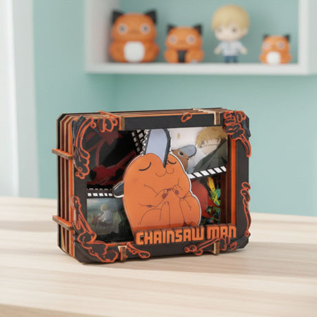 Puremind - Puzzle 3D Chainsaw Man Wooden Gallery Pochita