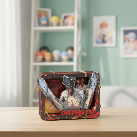 Puremind - Puzzle 3D Chainsaw Man Wooden Gallery Chainsaw Devil