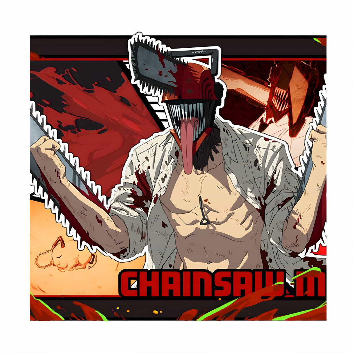 Puremind - Puzzle 3D Chainsaw Man Wooden Gallery Chainsaw Devil