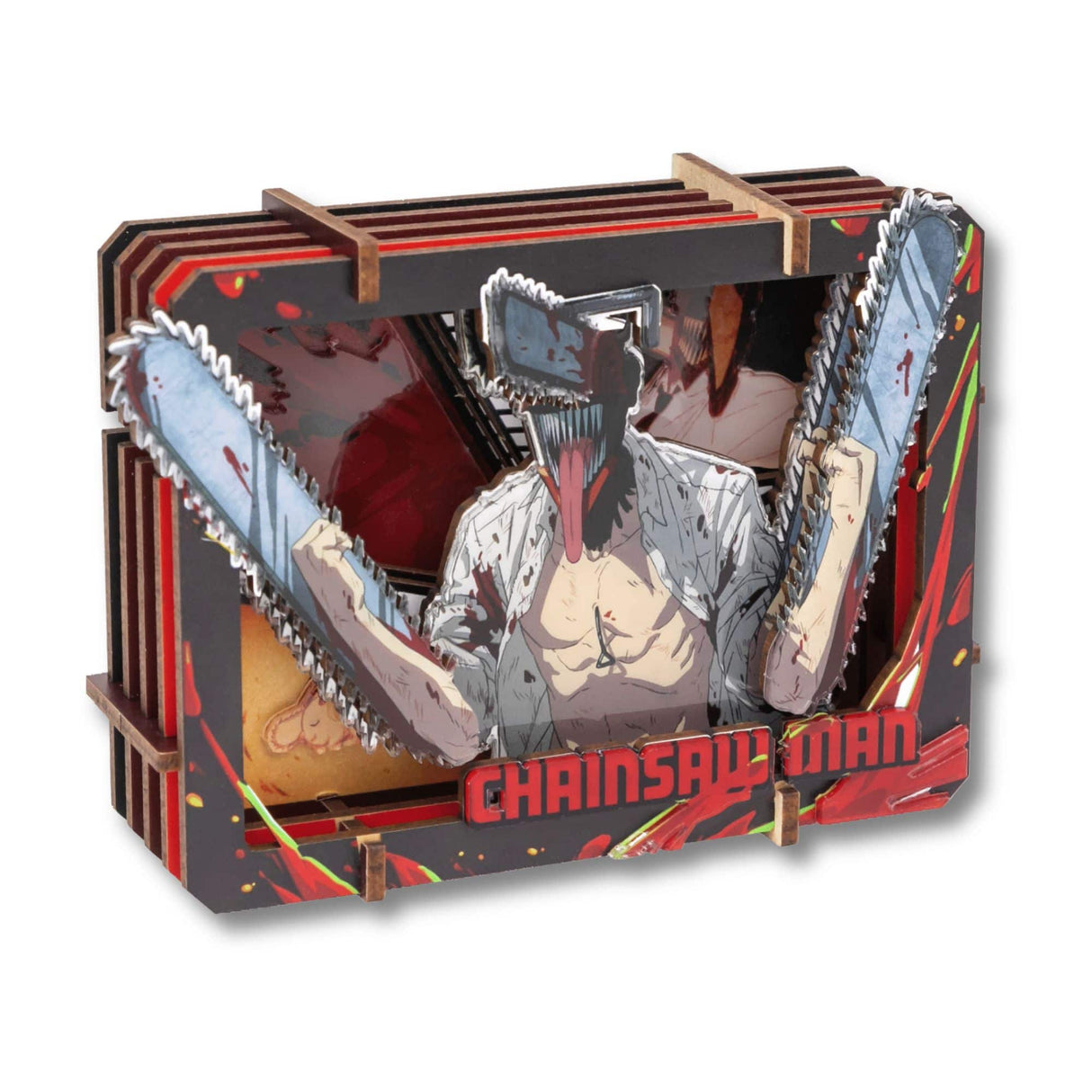 Puremind - Puzzle 3D Chainsaw Man Wooden Gallery Chainsaw Devil