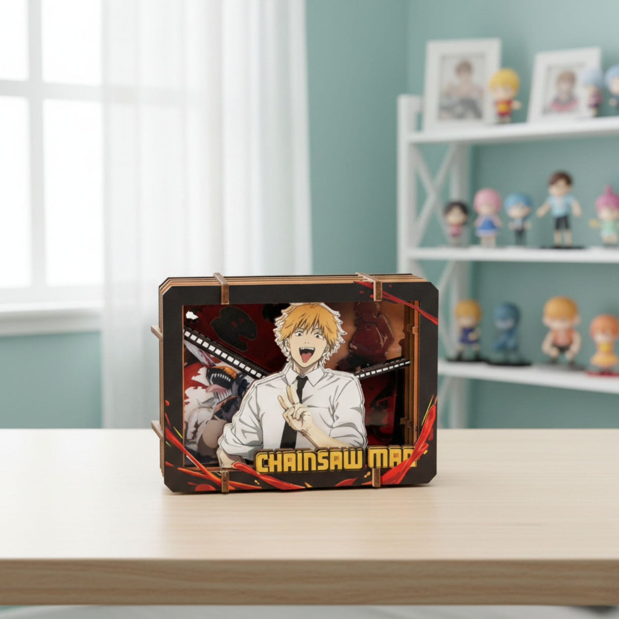 Puremind - Puzzle 3D Chainsaw Man Wooden Gallery Denji