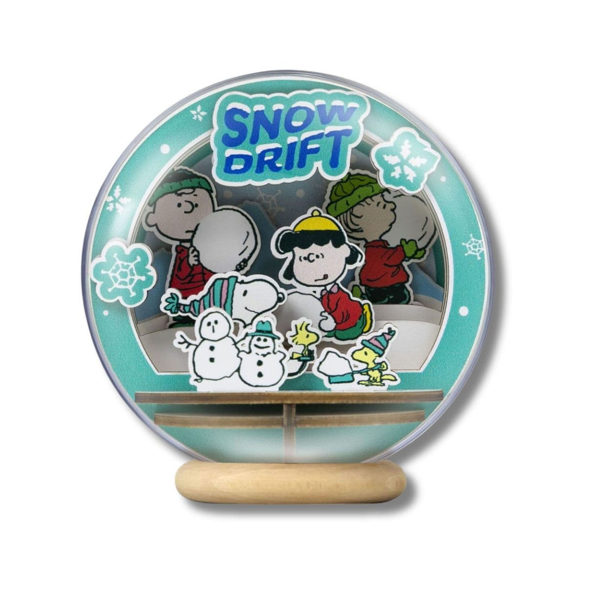 Puremind - Puzzle 3D Snoopy Snowman Season Crystal Ball