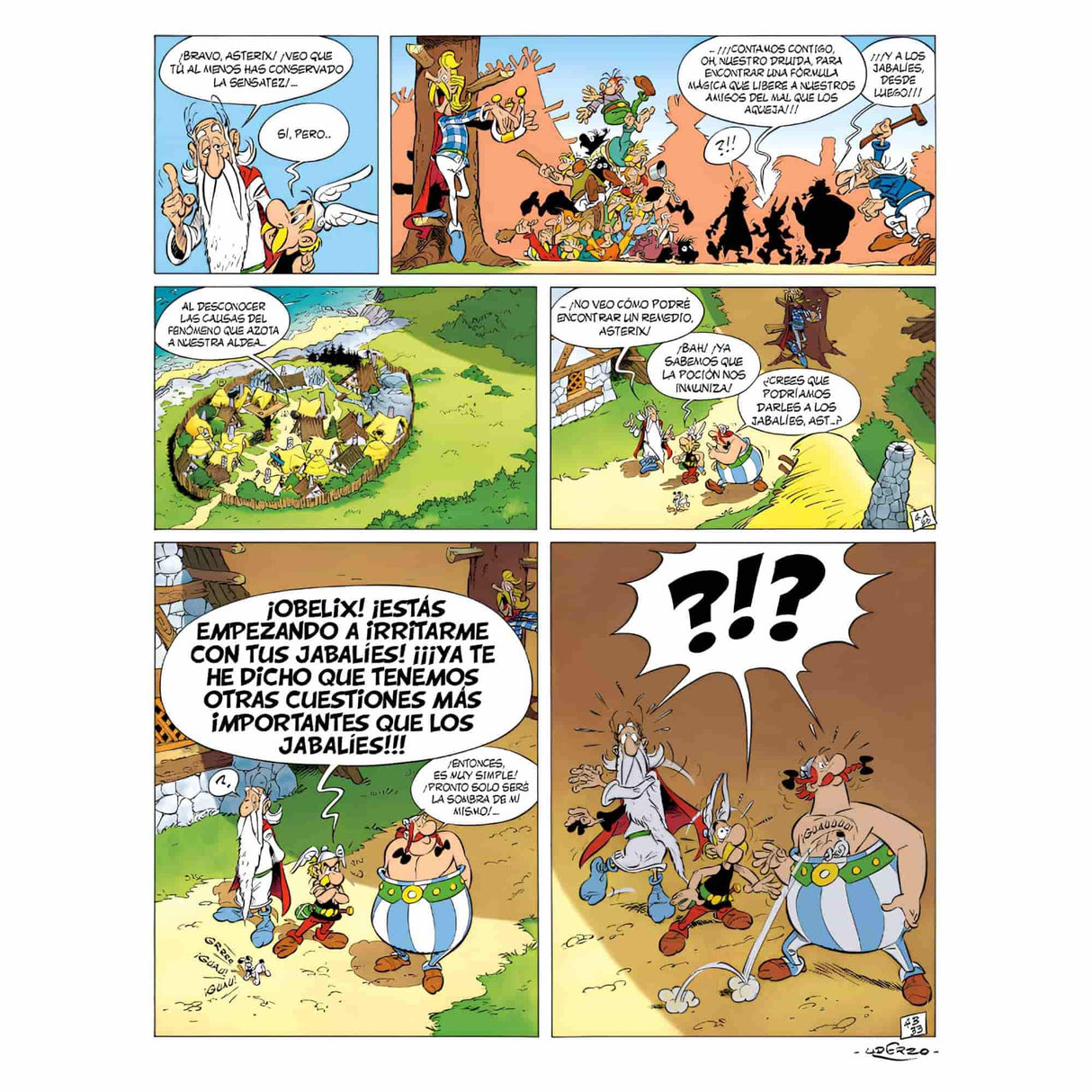 Asterix 33 - El Cielo Se Cae Sobre Su Cabeza - Goscinny y Uderzo