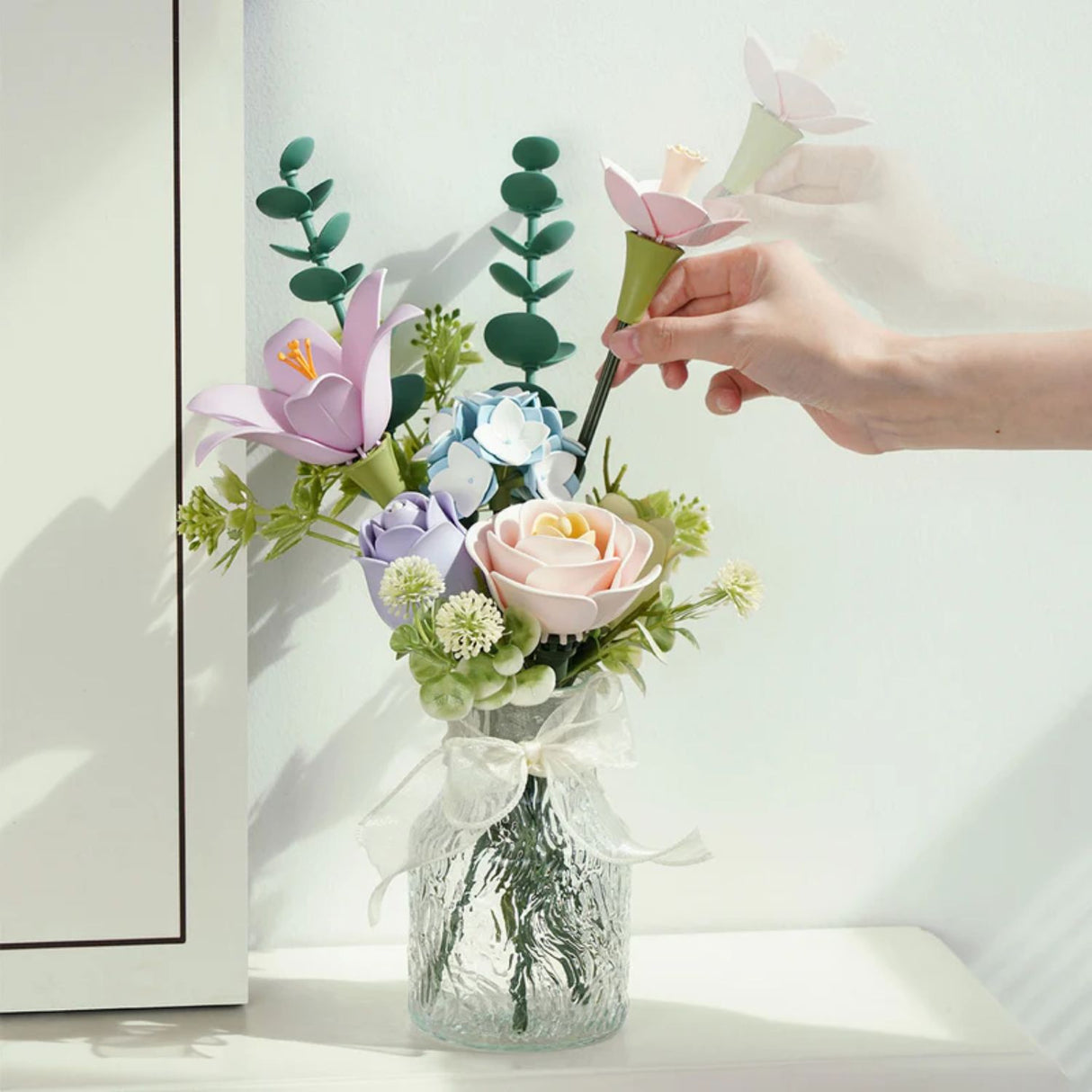 Rokr Floral Art - Puzzle 3D Ramo de Flores Spring Time Bouquet