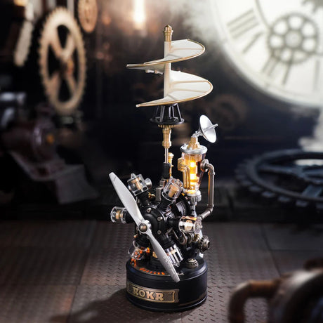 Rokr Industrial City Series - Puzzle 3D Da Vinci Helicopter