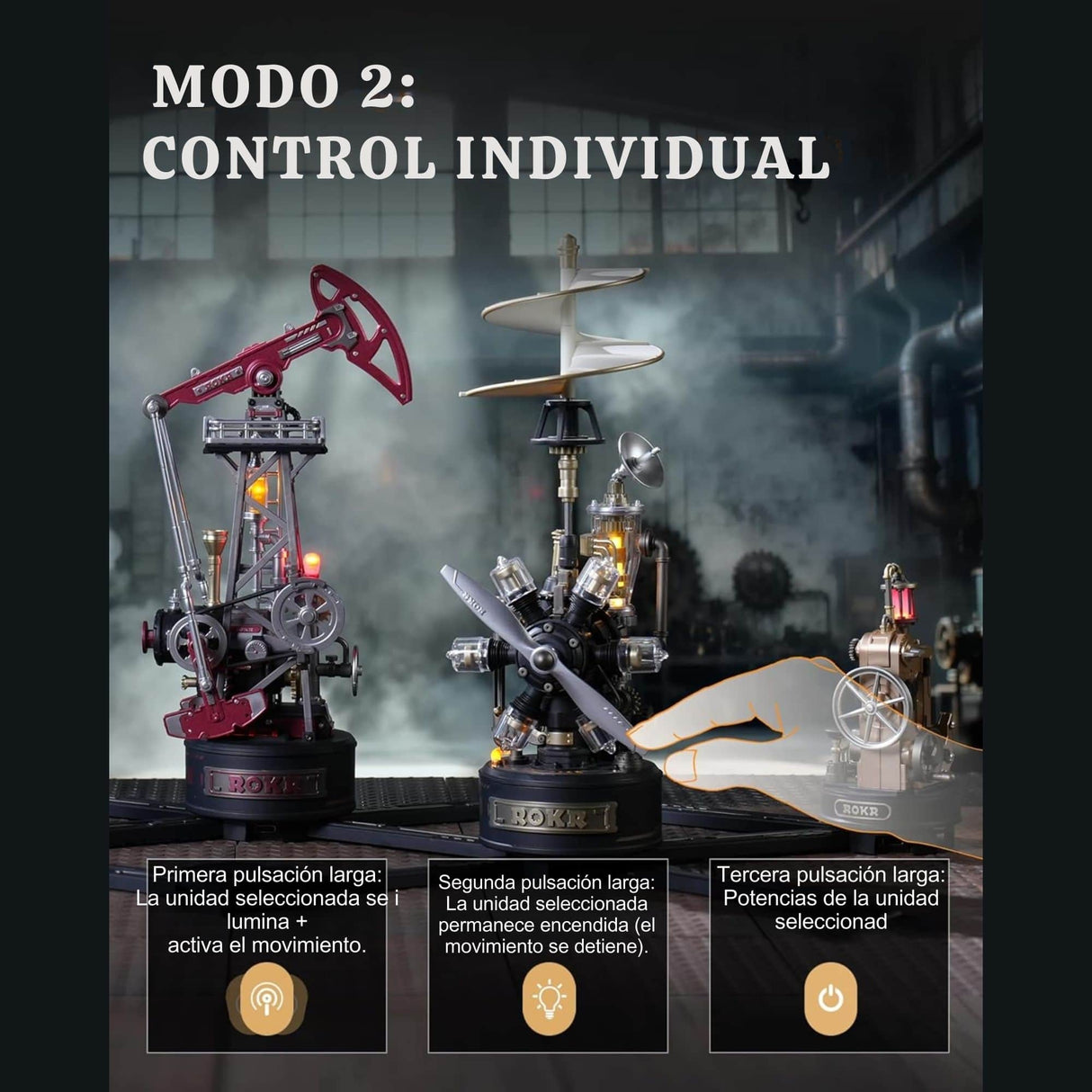 Rokr Industrial City Series - Puzzle 3D Conector Eléctrico