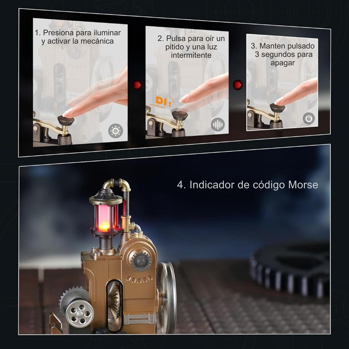 Rokr Industrial City Series - Puzzle 3D Morse Telegraph