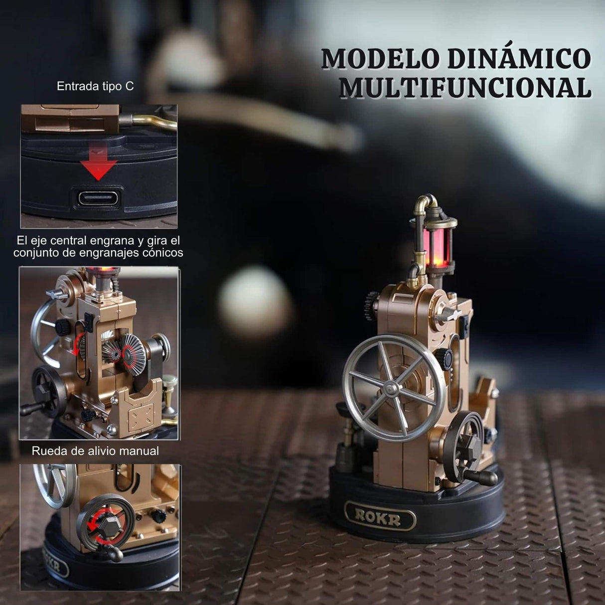 Rokr Industrial City Series - Puzzle 3D Morse Telegraph