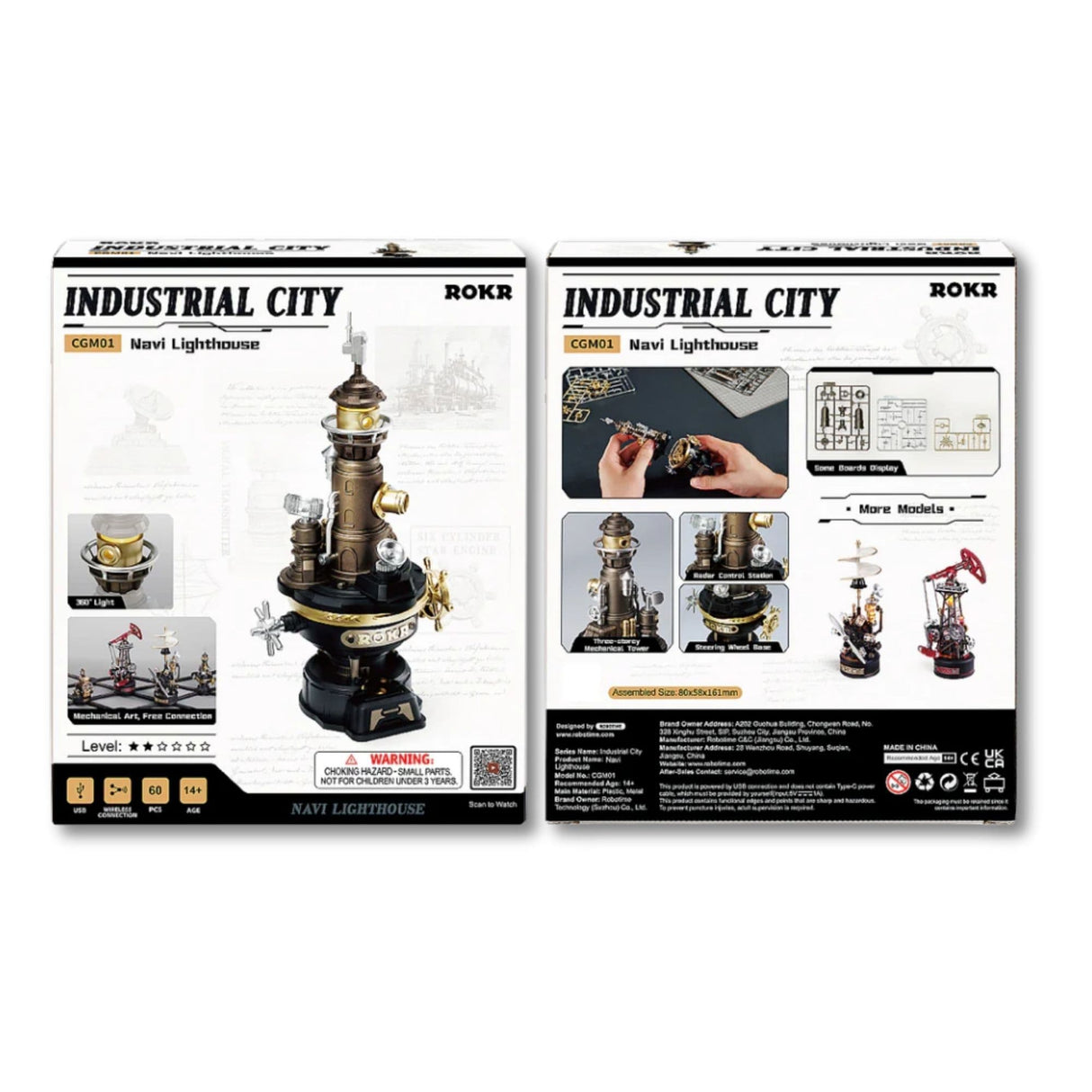 Rokr Industrial City Series - Puzzle 3D Navi Lighthouse