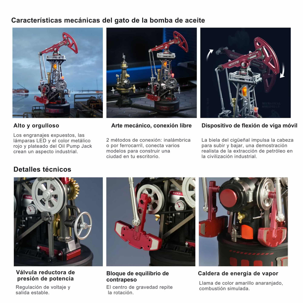 Rokr Industrial City Series - Puzzle 3D Oil Extractor