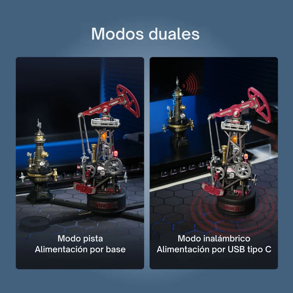 Rokr Industrial City Series - Puzzle 3D Oil Extractor