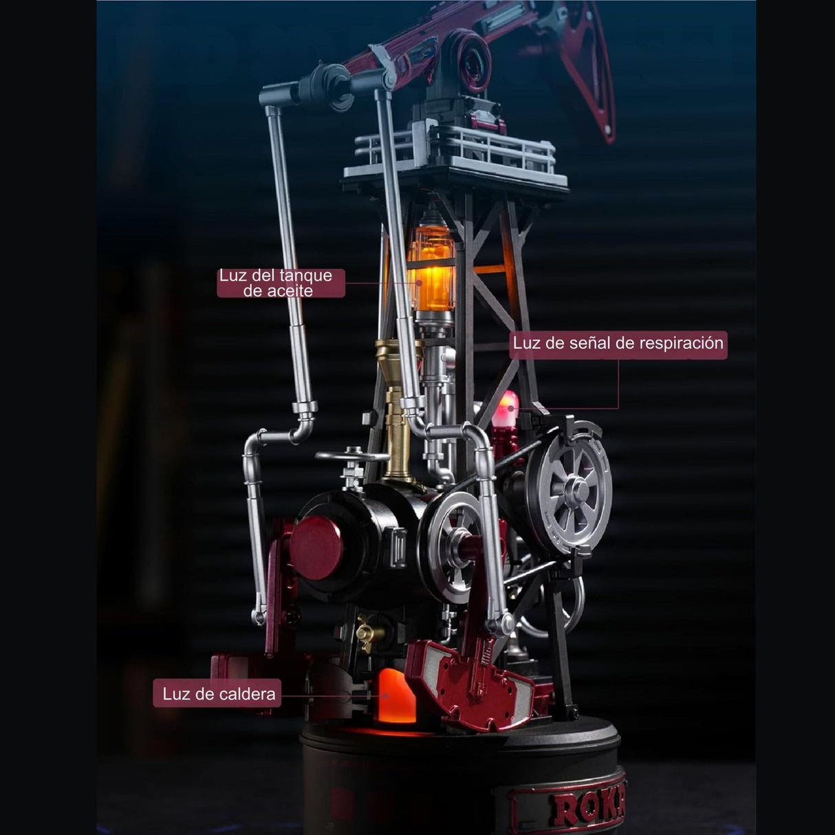 Rokr Industrial City Series - Puzzle 3D Oil Extractor