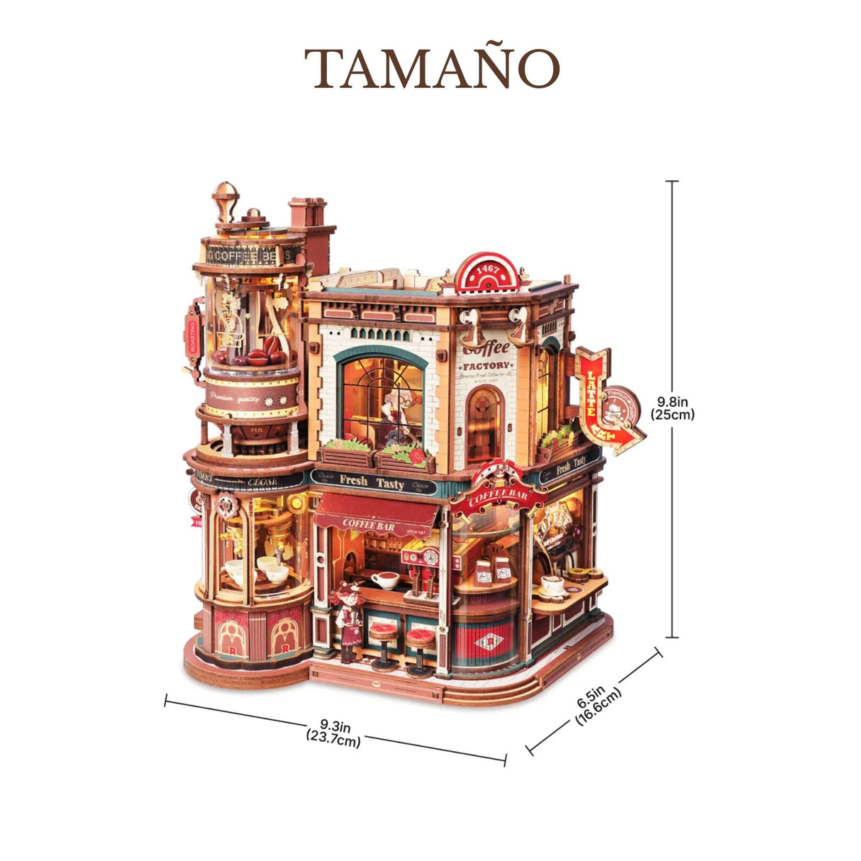 Rokr Magic Amusement Park - Puzzle 3D Dream Coffee Factory