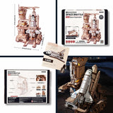 Rokr Mechanical Models - Puzzle 3D Space Shuttle Transbordador Espacial