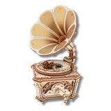 Rokr Mechanical Music Box - Puzzle 3D Diva Gramophone
