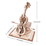 Rokr Mechanical Music Box - Puzzle 3D Magic Cello
