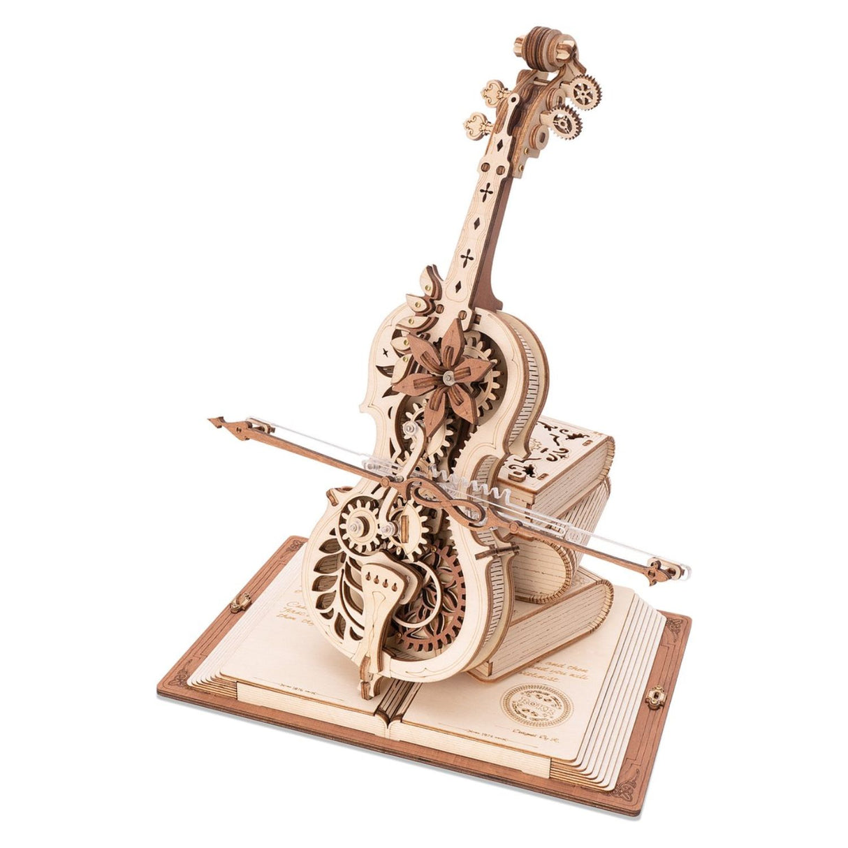 Rokr Mechanical Music Box - Puzzle 3D Magic Cello