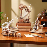 Rokr Mechanical Music Box - Puzzle 3D Magic Harp