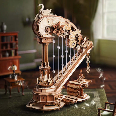 Rokr Mechanical Music Box - Puzzle 3D Magic Harp