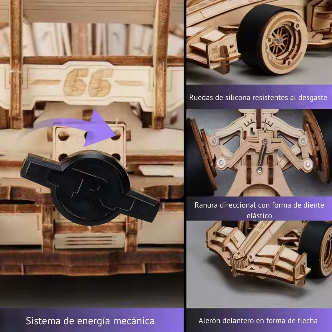 Puzzle 3D Auto de Carreras Rokr – Dibu Chile