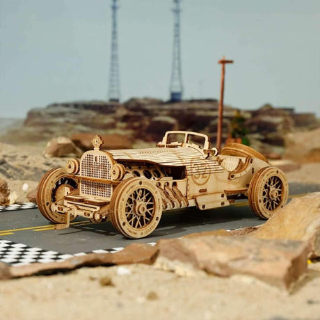 Rokr Scale Model Vehicle - Puzzle 3D Auto Grand Prix Car